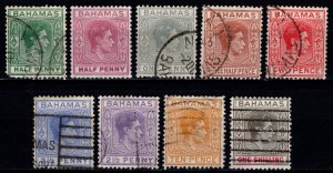 Bahamas 1938-52 George VI Def., Part Set [Used]