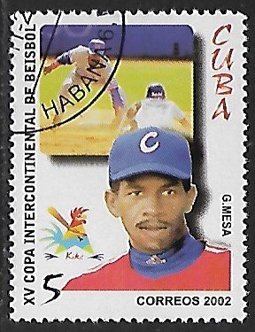 Cuba # 4256 - Baseball - G.Mesa - unused / CTO....{R10}