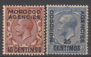 Great Britain (UK) Morocco 60-1 SG 126,8 ML VF 1926 SV $11.4