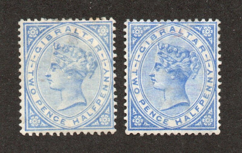 Gibraltar - SG# 11 & 42 MH (rem)          /           Lot 0325139