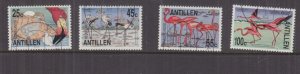 NETHERLANDS ANTILLES, 1984 Birds set of 4, used.