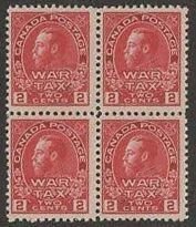 CAN SC #MR2 MNG B4 1915 2c War Tax Stamp CV $110.00 (if MH, this MNG)