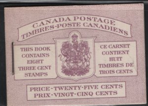 CANADA,  327b  MNH COMPLETE  BOOKLET PANE