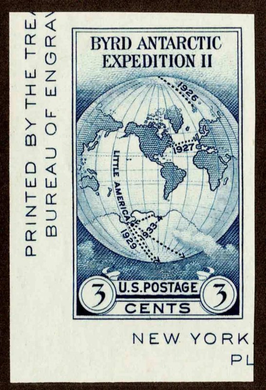 United States Scott 735a Unused no gum as issued.