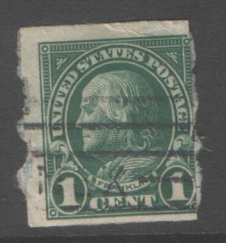 USA 1923? 1c Franklin with Schermack vending separation used