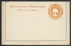 MEXICO Early lettercard - unused...........................................60591