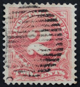 U.S. Used #J39 2c Postage Due, Superb. Lovely Grid Cancel. A Gem!