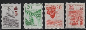 Yugoslavia Scott 786-789 MNH**  set with two surcharged stamps