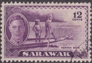 Sarawak #187 Used