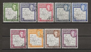 FALKLAND ISLANDS/FALKLAND ISLANDS DEPENDENCIES 1946 SG G9/16 USED Cat £110