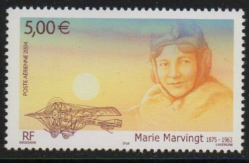 FRANCE SG3991 2004 MARIE MARVINGT(AVIATION PIONEER) MNH 