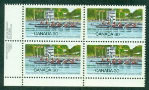 CANADA SC# 968 VF MNH 1982 Inscription Block of 4 LL