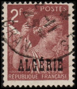 Algeria 194 - Used - 2fr Iris (1945)