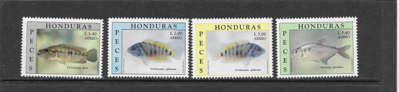 FISH - HONDURAS #C1019-1022