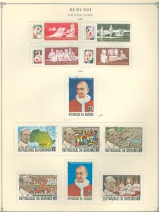 Burundi #B34-44 Used Single (Complete Set)