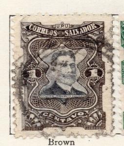 El Salvador 1910 Early Issue Fine Used 1c. 120612