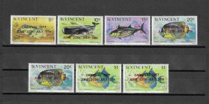 ST VINCENT 1977 SG 531/5 + MNH Cat £52.95