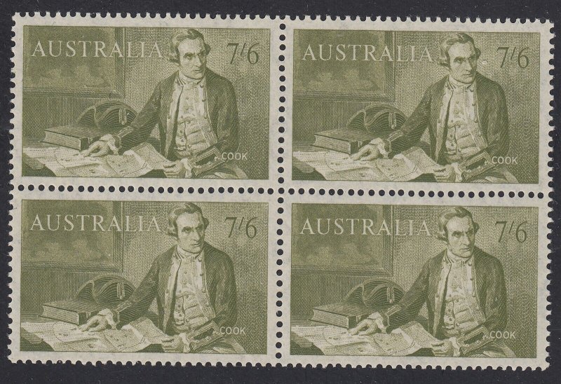 Australia #376 Mint Block of 4