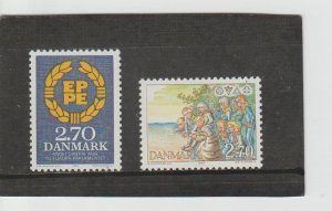 Denmark  Scott#  753-4  MNH  (1984)