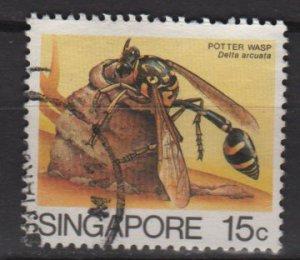 Singapore 1985 - Scott 455 used - 15c, Insects