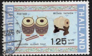 THAILAND Scott 1011 Used Drum stamp