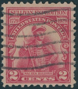 US 657 Sullivan Expedition Issue; Used -- See details and scan