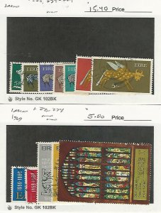 Ireland, Postage Stamp, #255, 259-264, 270-274 Used, 1969, JFZ