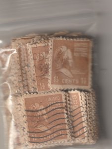 U.S Scott 805 used  multiple in bag