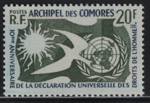 SOMALIA, 44, MNH, 1958, HUMAN RIGHTS ISSUE