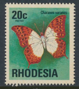 Rhodesia   SG 503  SC# 342 MNH  Butterflies   see scans / details 