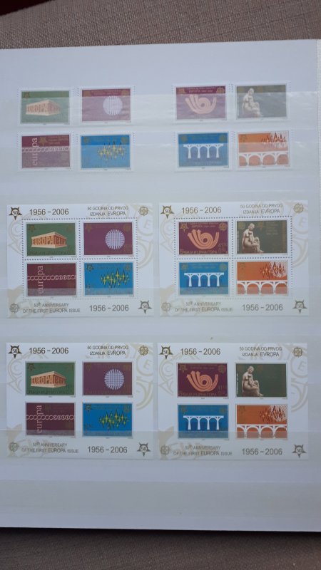 Europa CEPT - Yugoslavia 1969. - 2006. ** MNH complete collection