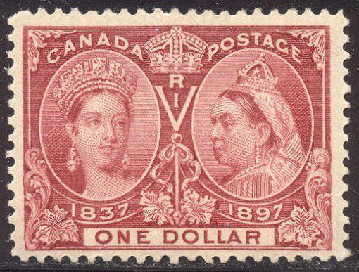 CANADA #61 CHOICE Mint - 1897 $1 Jubilee