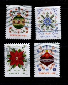 #5941 - 5944 Holiday Joy set/4 (Off Paper) - Used