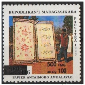Madagascar 1998/1999 Paper Antaimoro Ambalavao Overloaded Print Overprinted-