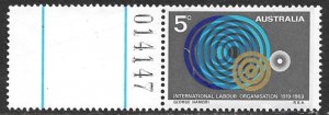 AUSTRALIA 1969 ILO Anniversary Issue Sc 461 MNH