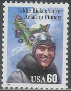 2998 Eddie Rickenbacker F-VF MNH single stamp