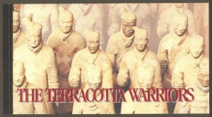 UN NY Sc# 718 MNH FVF Booklet Complete Terracotta Warriors