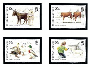 Tristan da Cunha 554-57 MNH 1994 Farm Animals