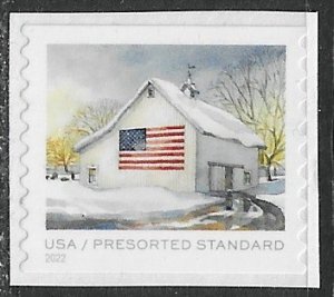 US ~ Scott # 5685 ~ Used on paper ~ Flags on Barns - Uncancelled