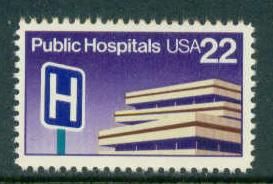 2210 22c Hospitals Fine MNH