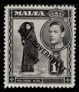 MALTA GVI SG243, 1s black, M MINT.