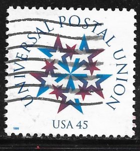 USA 3332: 45c Five Stars, used, VF
