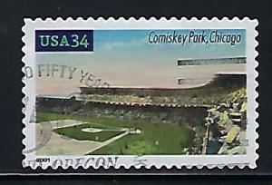 Catalog #3517 Used Stamp Comiskey Park Chicago Baseball MLB American League