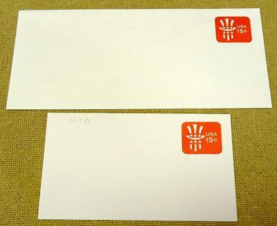 U581, 15c U.S. Postage Envelope qty 2