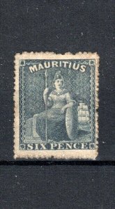 Mauritius 1862 6d SG 54 MH