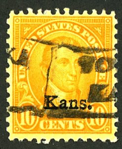 U.S. #668 USED