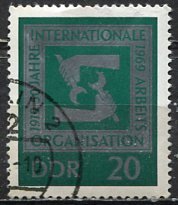 Germany DDR; 1969: Sc. # 1152: O/Used CTO Single Stamp