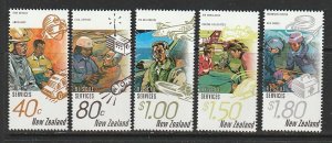 1996 New Zealand - Sc 1361-5 - MNH VF - 5 singles - Rescue Services
