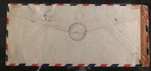 1943 New York USA Airmail Censored Cover To Iriondo Argentina