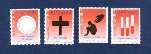 NAMIBIA - scott 1002-1005 -  MNH - Medicine, AIDS  - 2002  ---c